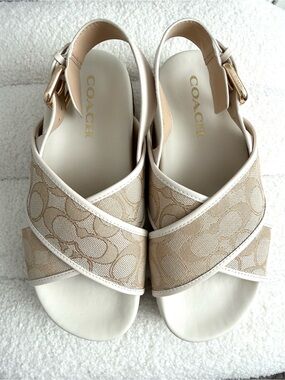 Coach | Shoes | Coach Gwen Sig Sandals | Poshmark